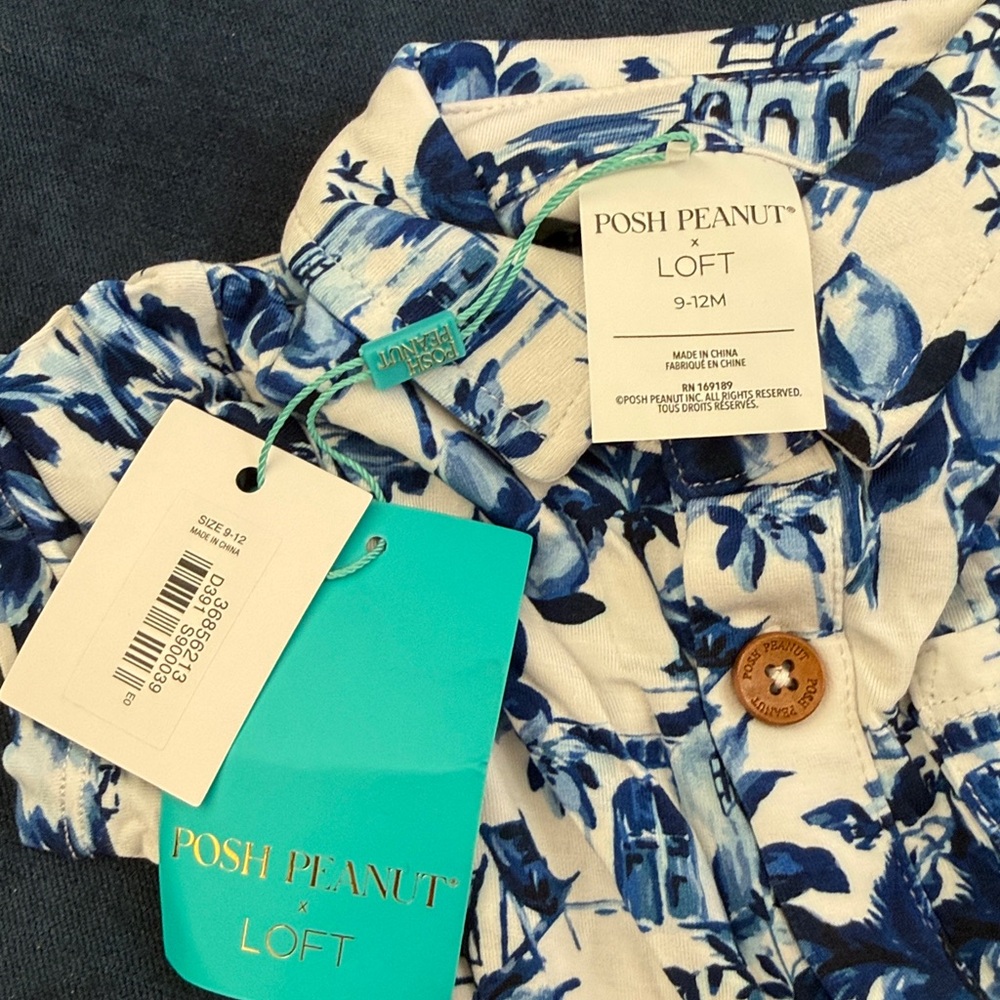 Posh Peanut x LOFT Floral Romper - Picture 3 of 3